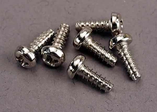 Traxxas 2682 - Screws, 3X8mm Roundhead Self-Tapping (6) 1