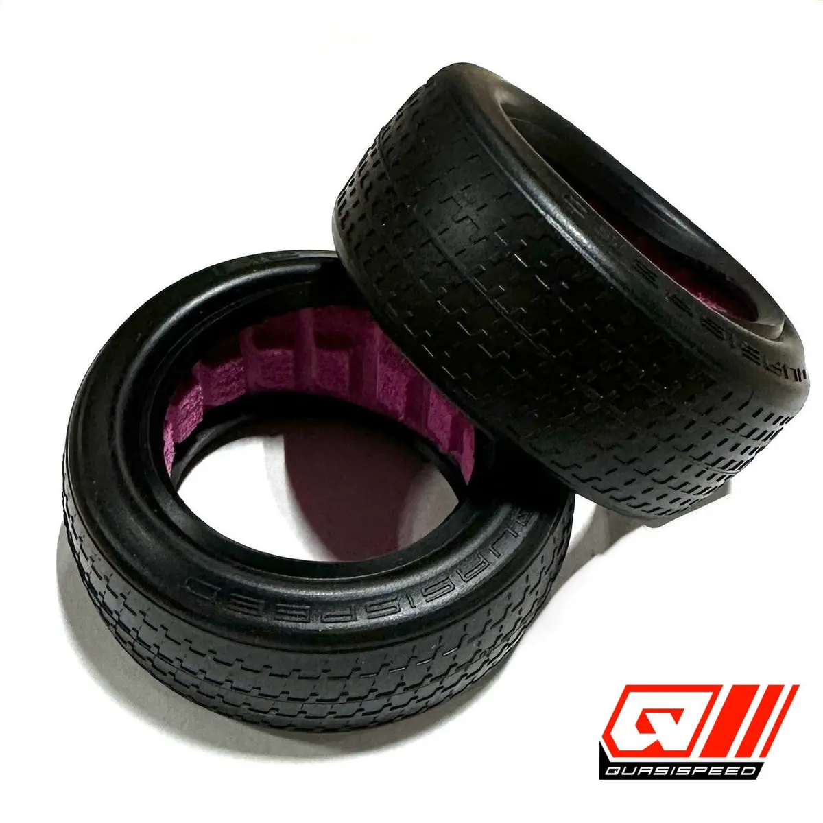 Quasi Speed Qs-1615 Low Tread Front Tire With Inserts (Pair) 1