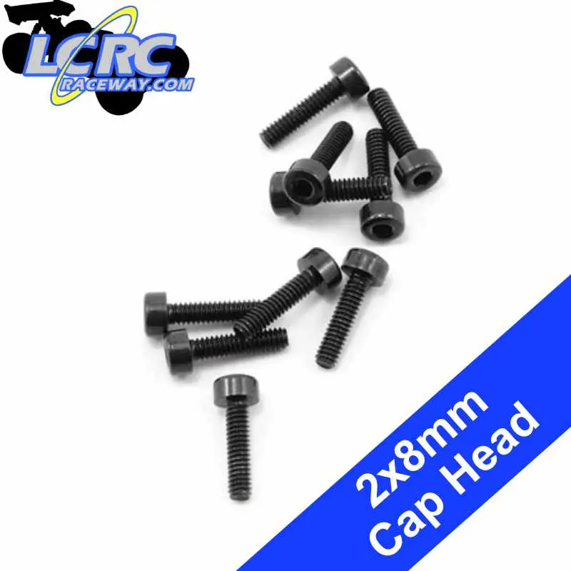 Protek Rc Ptk-H-1004 2X8mm  Cap Head Cap Screws (10) 1