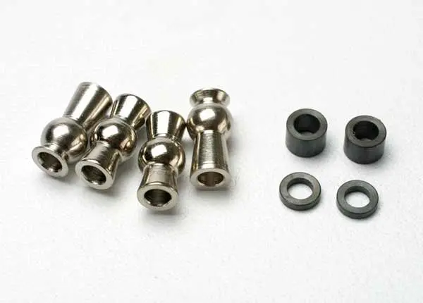 Traxxas 5355 Hollow Ball, Tall Centered (2)/ Tall Offset Hollow Ball (2)/ Bump Steer Adjustment Shims; 3.5Mm (2), 1.17Mm (2) 0.025 1