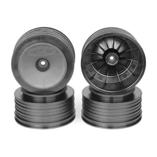 De Racing Der-Ps4-Ub Speedline Plus Short Course Wheels (Black) (4) (Sc6/Slash/Blitz) 1