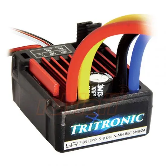 Yeah Racing Tritronic 1/10 Waterproof Brushed 60A Esc 1