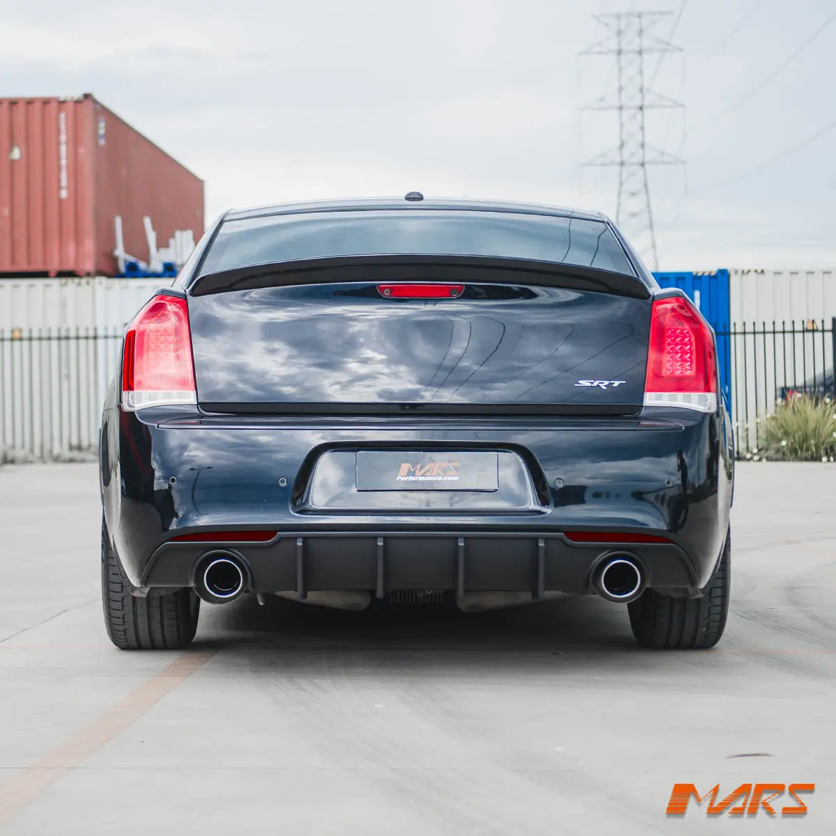 Performance Rear Bumper Bar Diffuser Bodykit For Chrysler 300 Lx Srt 2015-2021 2