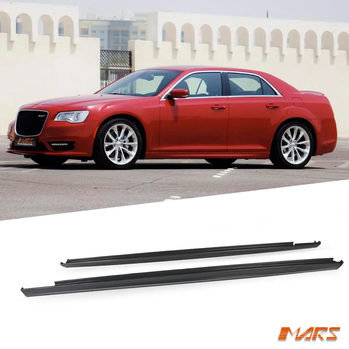 Srt Style Lower Side Skirts Bodykit For Chrysler 300 Lx 2012-2021 1