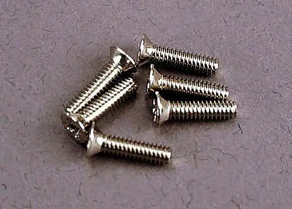 Traxxas 3161 - Screws, 2X8mm Countersunk Machine (6) 1