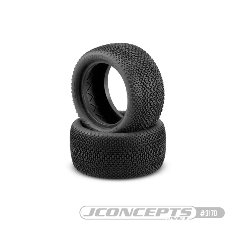 Jconcepts 3170-02 Rehab 2.2" Rear Buggy Tires (2) (Green) 1