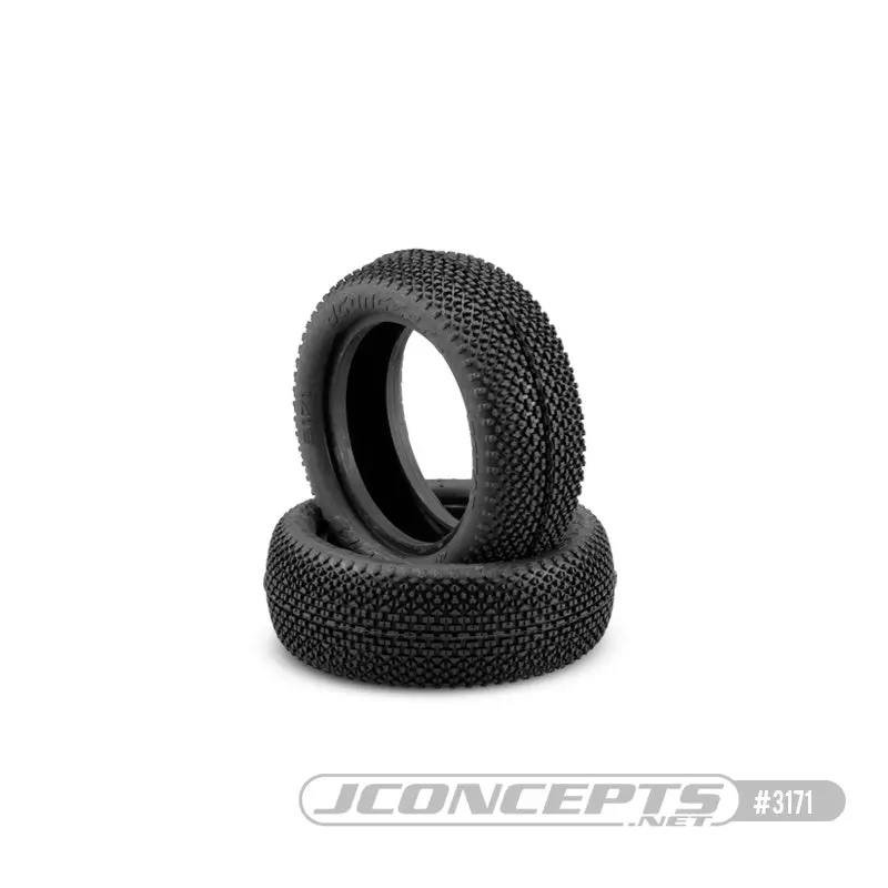 Jconcepts 3171-02 Rehab 2.2" 2Wd Front Buggy Tires (2) (Green) 1