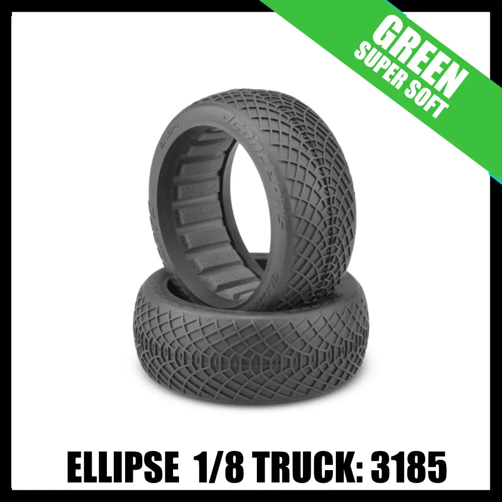 Jconcepts 3185-02 Ellipse - Green Compound (Fits 4.0" 1/8Th Truck Wheel) 1