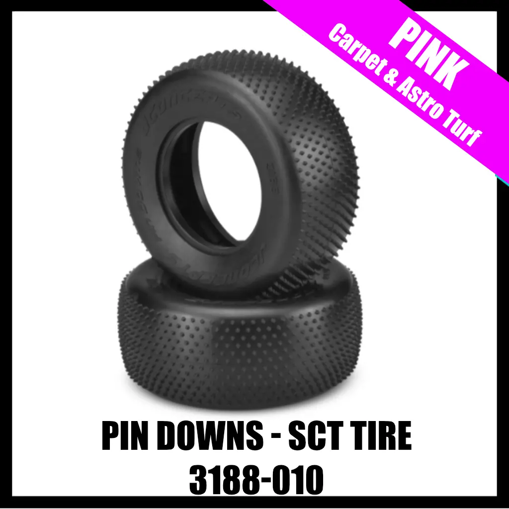 Jconcepts 3188-010 Pin Downs - Pink Compound - Medium Soft 1