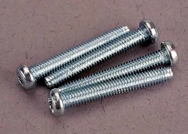 Traxxas 3189 - Screws, 2.5X19mm Roundhead Machine Screws (4) 1