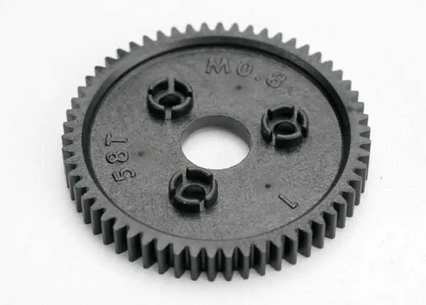Traxxas 3958 Spur Gear, 58-Tooth (0.8 Metric Pitch, Compatible With 32-Pitch) 0.025 1