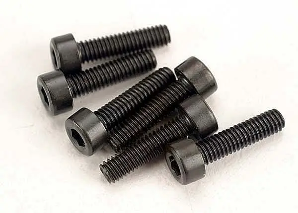 Traxxas 3229 - Screws, 2.5X10mm Cap-Head Machine (Hex Drive) (6) 1