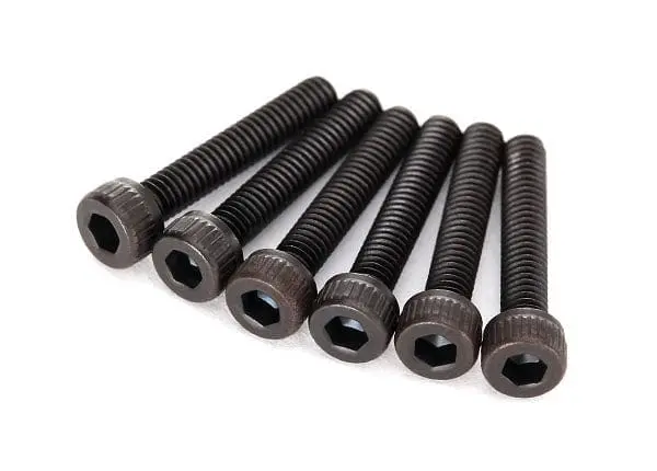 Traxxas 3234 - Screws, 2.5X14mm Cap-Head Machine (Hex Drive) (6) 1