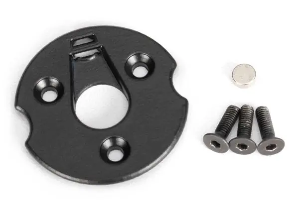 Traxxas 6538 Telemetry Trigger Magnet Holders, Spur Gear/ Magnet, 5X2mm (1)/ 3X8mm Ccs (3)/ 3X10mm Ccs (3) 0.025 1