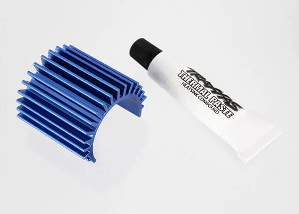 Traxxas 3374 - Heat Sink, Velineon 380 Brushless Motor, Aluminum (Blue-Anodized) 1