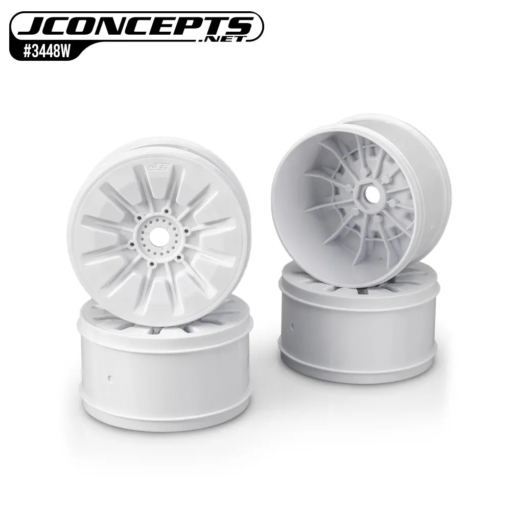 Jconcepts 3448W Pioneer - 1:8Th Truck Wheel, 4.0" White 1