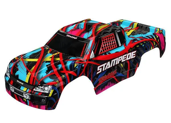 Traxxas 3649 - Body, Stampede®, Hawaiian Graphics (Painted, Decals Applied) 1