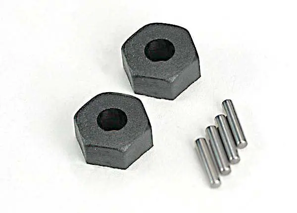 Traxxas 1654 Wheel Hubs, Hex (2)/ Stub Axle Pins (2) 0.015 1