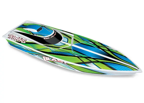 Traxxas 38104-8-Grn Blast Ready To Run Boat With Battery & Charger 1
