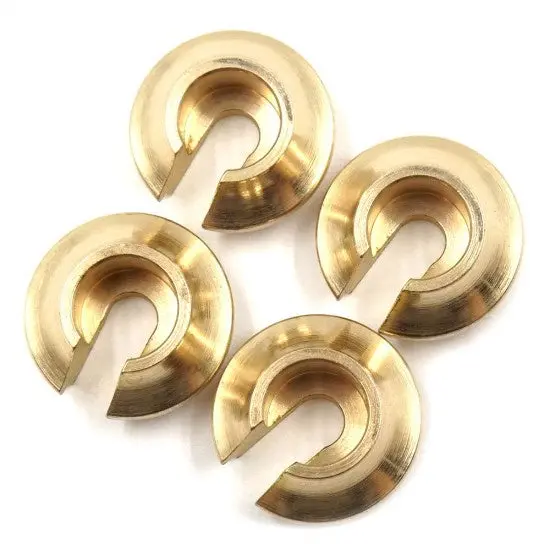 Yeah Racing Trx4-085 Brass Spring Retainer V2 4Pcs For Traxxas Trx-4 Trx-6 1