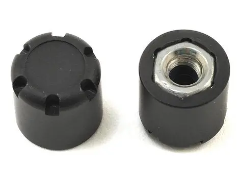 Ssd Rc Scale Rear Hubs (Black) (2) 1