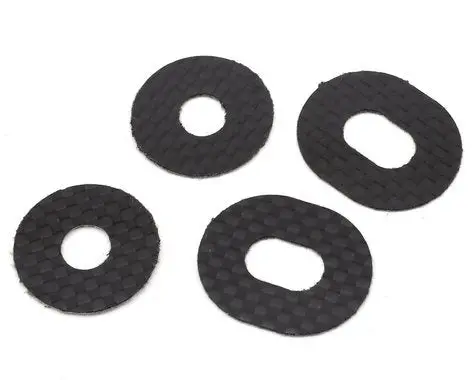 1Up Racing 10403 Carbon Fiber 1/8 Offroad Body Washers (4) 1