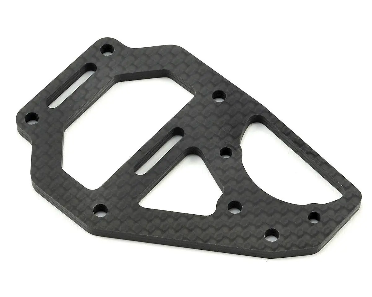 Tekno Tkr6635c Center Diff Top Plate And Fan Mount (Carbon Fiber, Eb410) 1