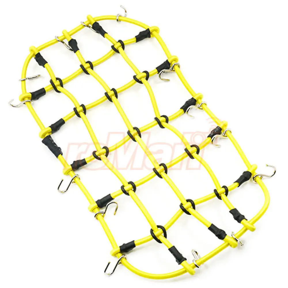 Yeah Racing Ya -0560Yw 1:10 Rc Crawler Scale Accessory Luggage Net (200Mm X 110Mm) Yellow 1