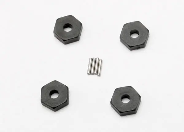 Traxxas 7154 Wheel Hubs, Hex (4)/ Axle Pins (1.5X8mm) (4) 0.015 1