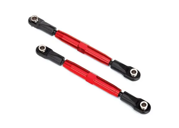 Traxxas 3644R Camber Links, Rear (Tubes Red-Anodized, 7075-T6 Aluminum, Stronger Than Titanium) (73Mm) (2)/ Rod Ends (4)/ Aluminum Wrench (1) 0 1