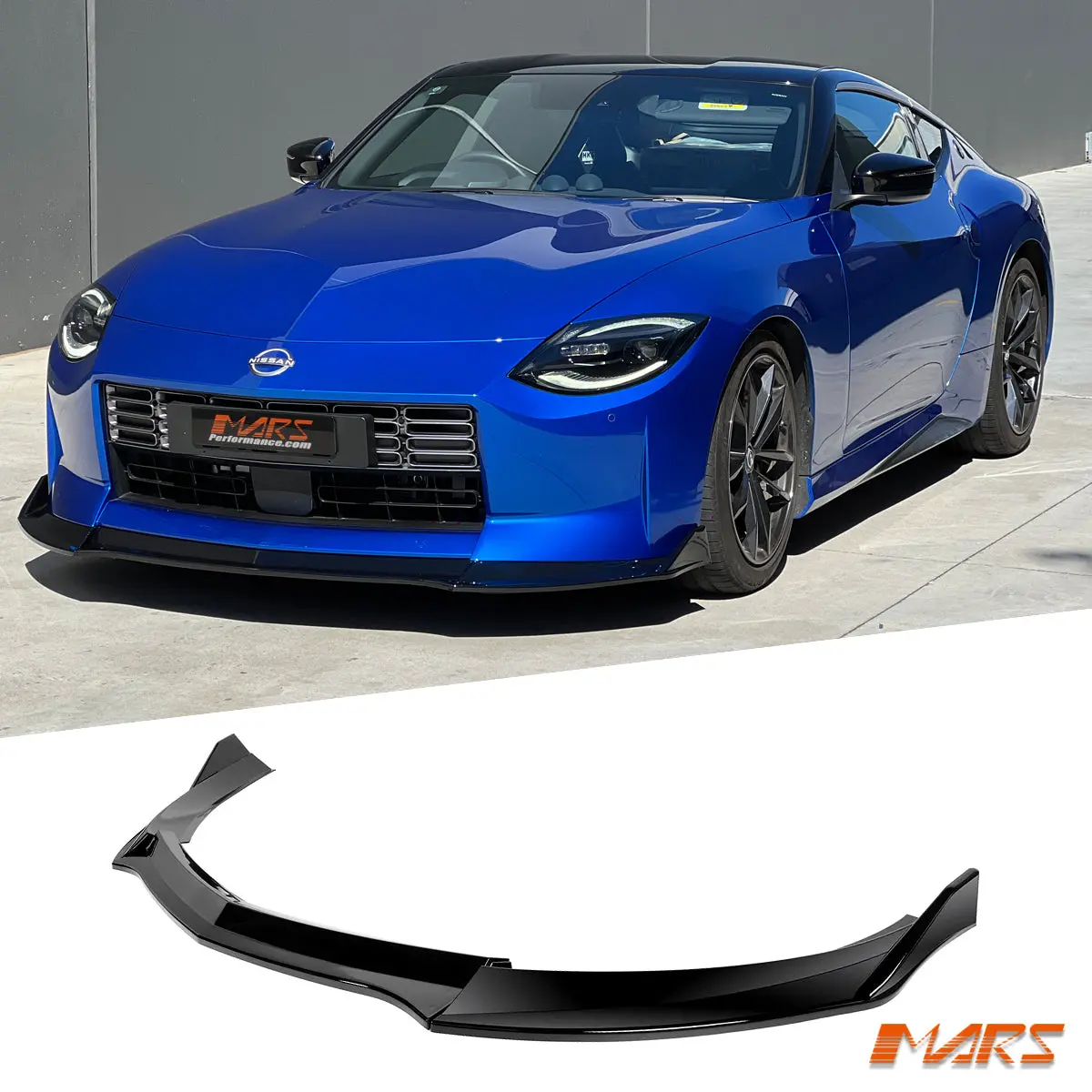 Floaro Gloss Black Lower Front Bumper Bar Lip Spoiler Bodykit For Nissan 400Z Z34 Fairlady Z 2022+ 1