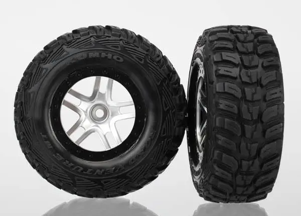 Traxxas 6874R Tires & Wheels, Assembled, Glued (S1 Ultra-Soft Off-Road Racing Compound) 1