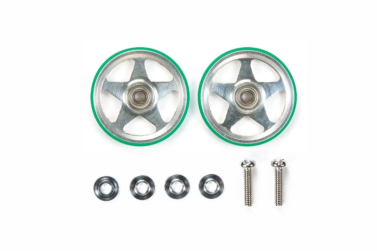 Tamiya 95493 Jr 19Mm Alum Rollers(5 Spokes) 1