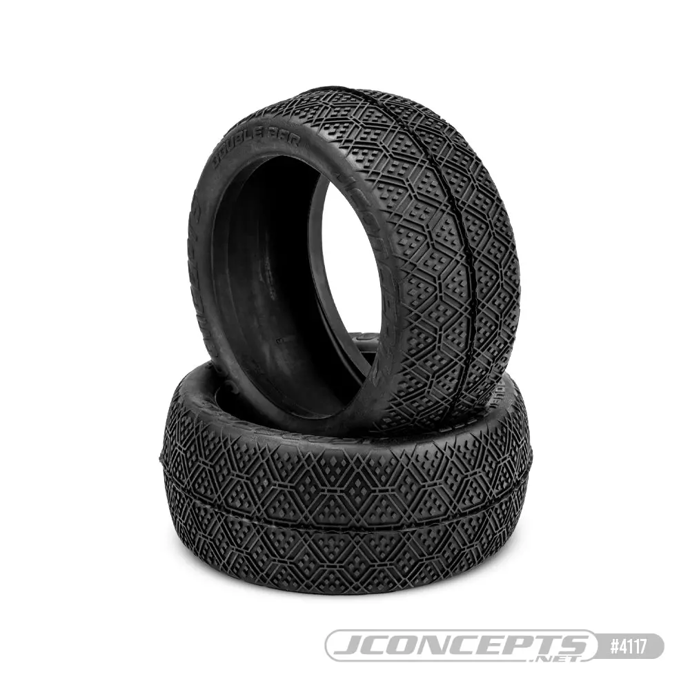 Jconcepts 4117-01 Double Bar - 1/8 Truck Tire 4117-01 Blue (Soft) 1