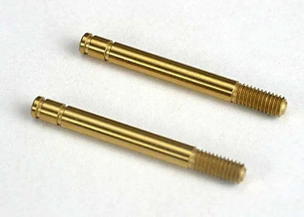 Traxxas 4261T - Shock Shafts, Hardened Steel, Titanium Nitride Coated (29Mm) (Front) (2) 1