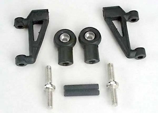 Traxxas 4332 - Control Arms, Upper (2)/ Upper Rod Ends (With Ball Joints Installed) (2)/ 4X20mm Set (Grub) Screws (2) 1