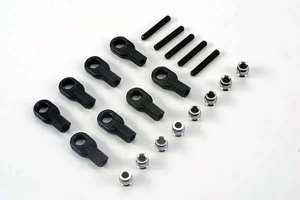 Traxxas 4341 - Tie Rod Set, Steering/ Rear Camber Links (2) Rod Ends (8)/ Hollow Ball Connectors (8) 1