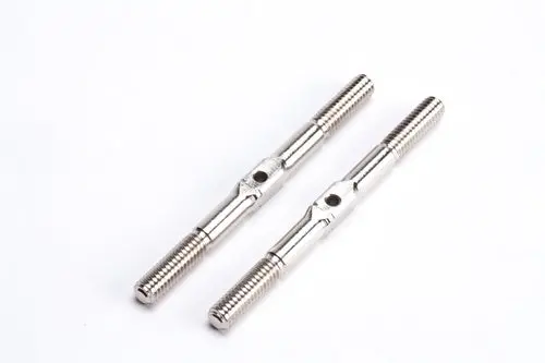 Mugen E0838 Steering Tie Rod W/Square Adjuster (2) 1