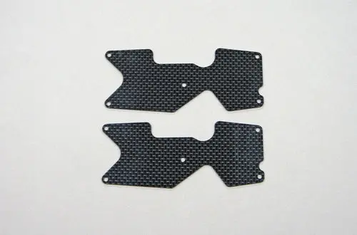 Mugen Seiki E2167a Mbx8t/Mbx8te Graphite Rear Lower Suspension Arm Plate (2) 1