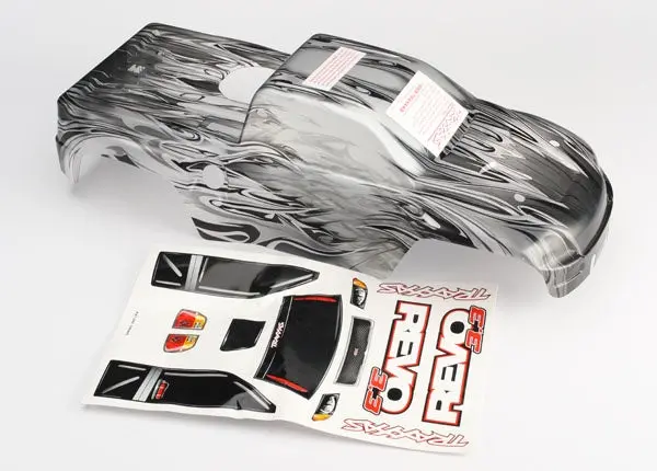 Traxxas 5387X Body, Rev® 3.3, Prograph® (Replacement For Painted Body. Graphics Are Printed, Requires Paint & Final Color Application)/Decal Sheet 0.42 1