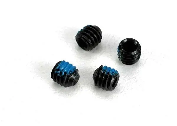 Traxxas 4897 - Screws, Set (Grub) 4Mm (6) (With Threadlock) 1