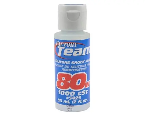 Team Associated 5425 Siliconeshockfluid,80 Weight 2Oz 1000Ct 1