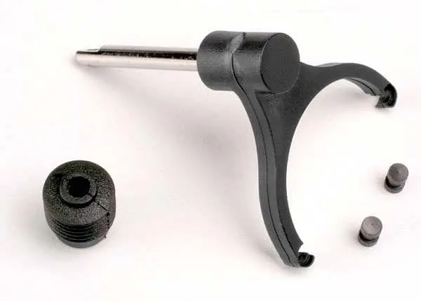 Traxxas 4989 - Shift Fork-Shaft/ Shift Fork Pads (2)/ Rubber Shift Shaft Seal 1