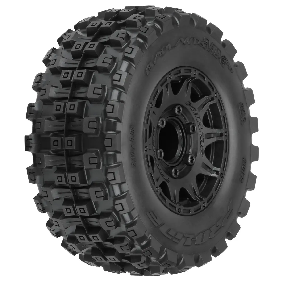 Pro Line 1017-410 Badlands Mx28 Hp 2.8" Belted Mounted Raid Tires, 6X30 F/R (2) 1