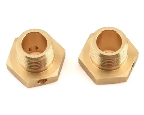 Hb Racing Hbs204479 D819 Brass Wheel Hex Hub (2) (Narrow) 1