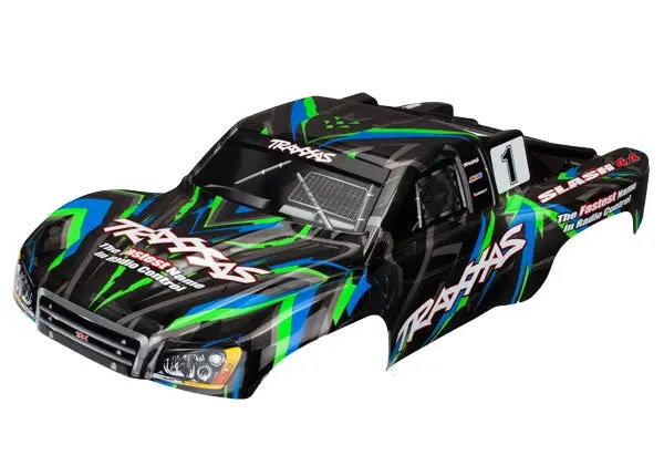 Traxxas 6816G Body, Slash 4X4, Green (Painted, Decals Applied) 1