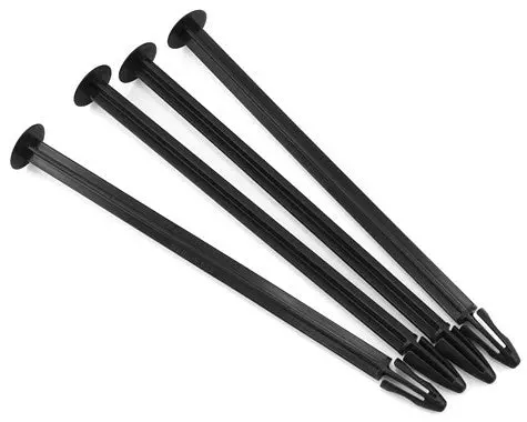 De Racing Der-Tst-Blk Truggy Tire Spikes (Black) (4) 1