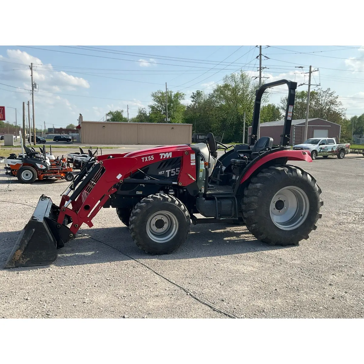 Used 2019 Tym T554 Compact Tractor 58 Hp Yanmar Engine 1