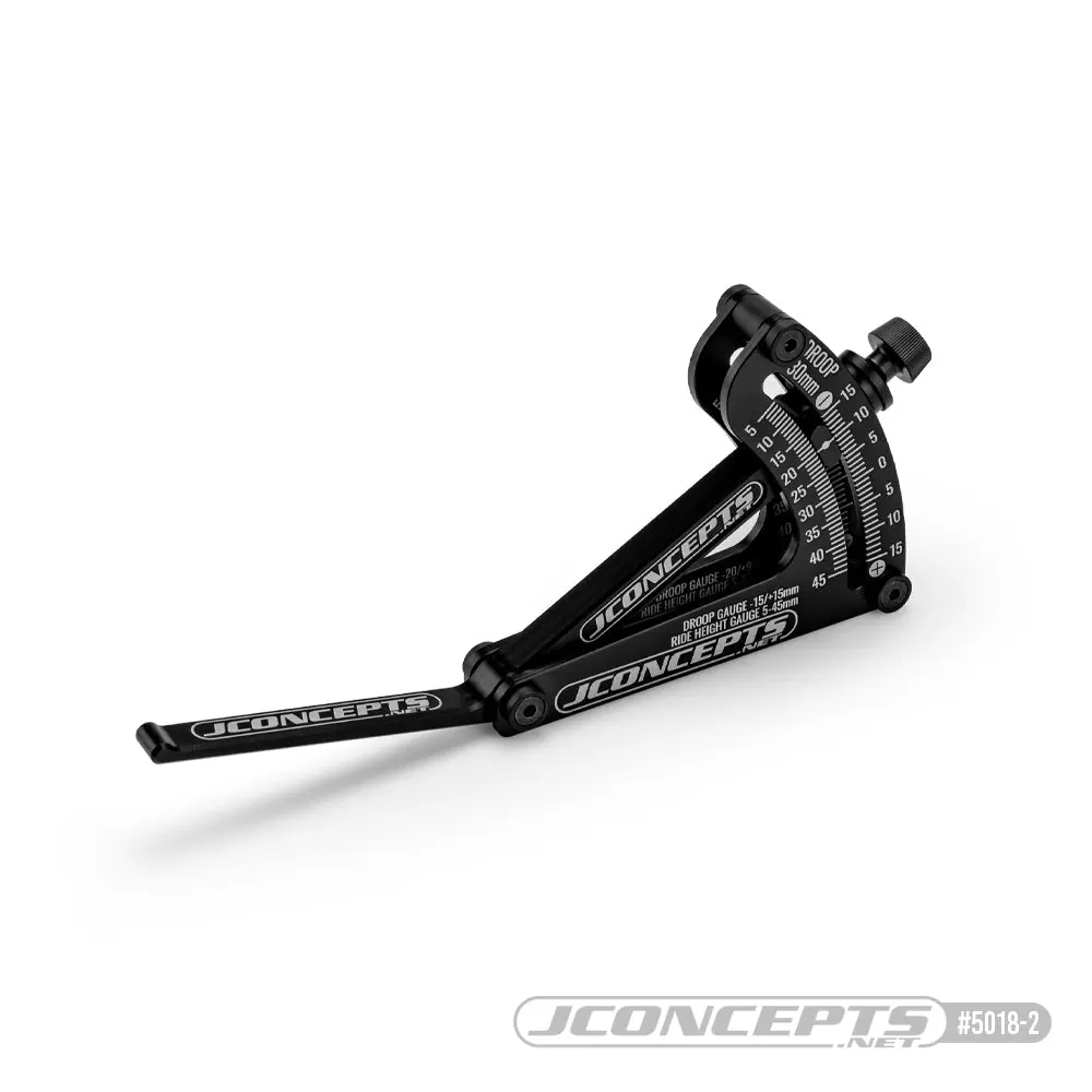 Jconcepts 5018-2 Floating Ride-Height & Droop Gauge, Black 1