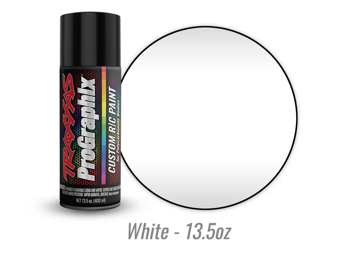 Traxxas 5056X Lexan Body Paint, Prographix™, White (13.5Oz) 1
